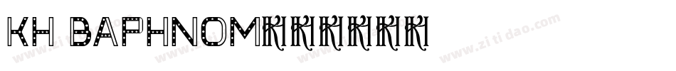Kh Baphnom字体转换